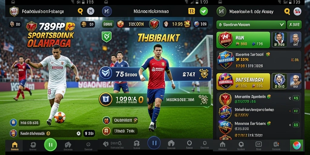 Screenshot utama 789RP menampilkan fitur taruhan olahraga yang menarik.