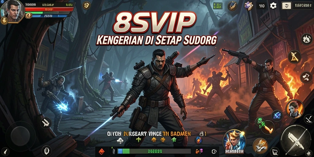 Gameplay menegangkan dan mendebarkan dalam 8SVIP yang penuh kengerian.