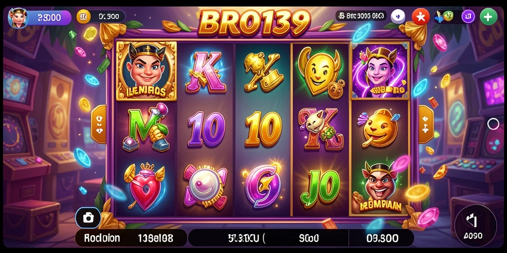 Tampilan menarik dari gameplay Slot di BRO138.
