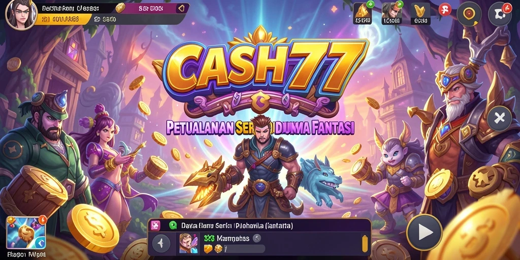 Screenshot menunjukkan aksi seru dalam gameplay CASH777 yang menampilkan petualangan mendebarkan.