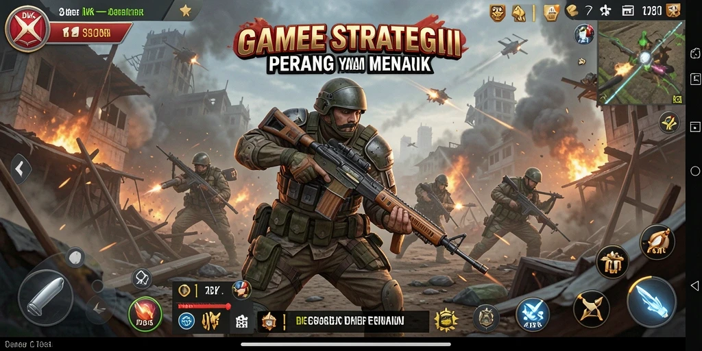 Tangkapan layar DKK menampilkan aksi pertempuran yang mendebarkan dalam gameplay SLG.