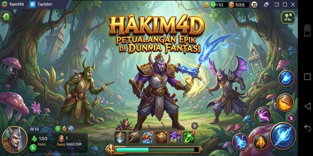Screenshot HAKIM4D menampilkan aksi menarik dalam gameplay petualangan.