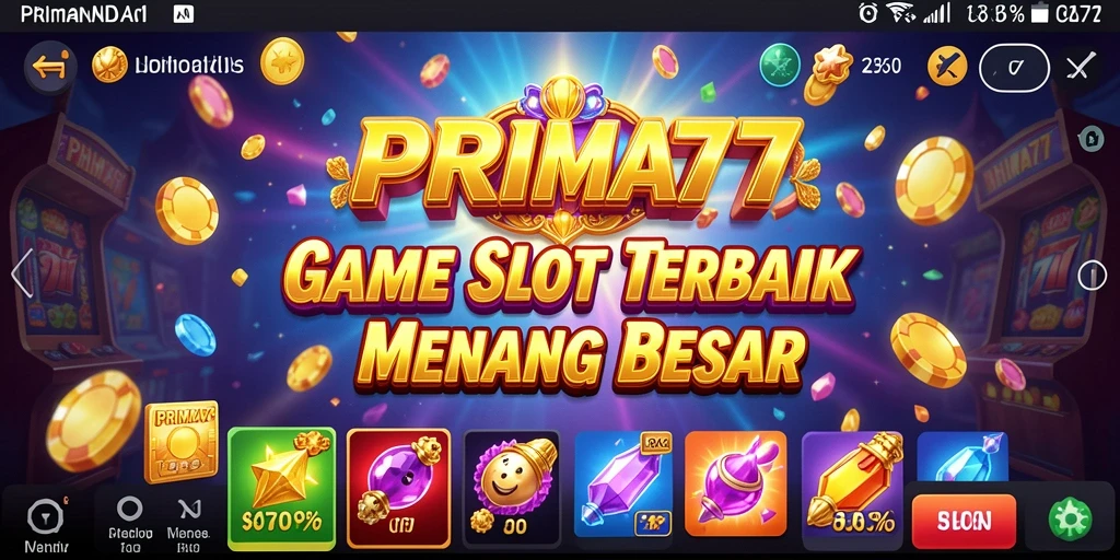 Gameplay seru PRIMA77 dengan grafis slot yang menarik.