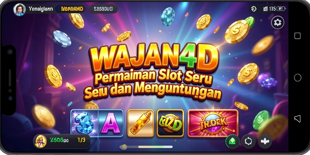 Tampilan gameplay WAJAN4D yang menarik dan penuh warna.