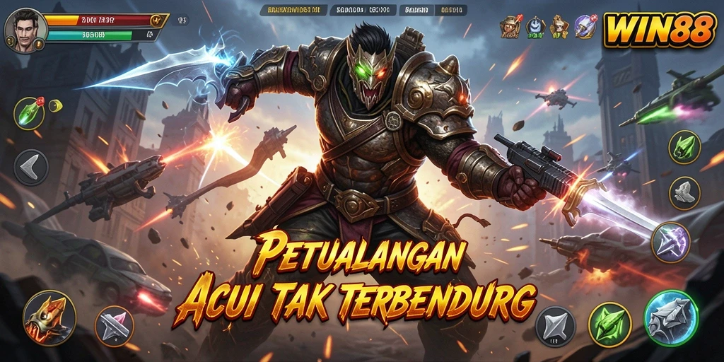 Screenshot WIN88 menunjukkan aksi pertarungan yang mendebarkan.